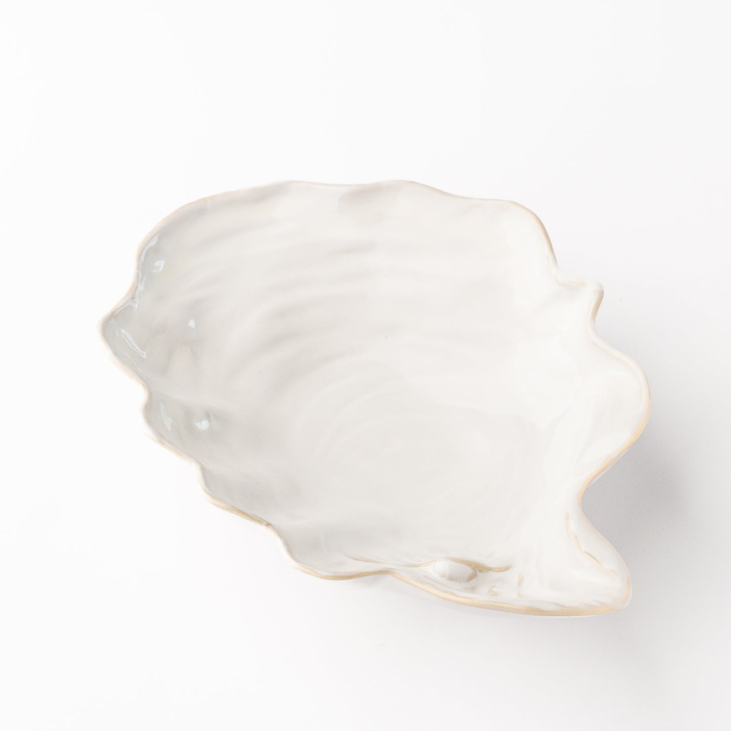 Marea White Oyster Dish 22cm