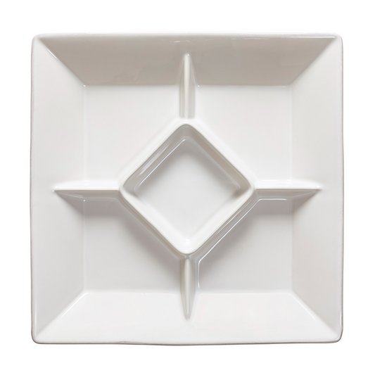 Cook & Host White Square Appetizer Tray 33cm