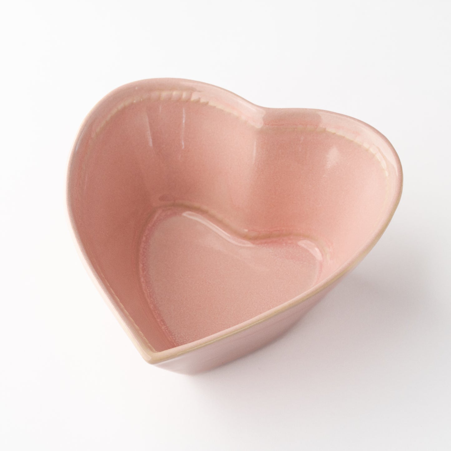 Rose Fondant Heart Shaped Dish 16cm