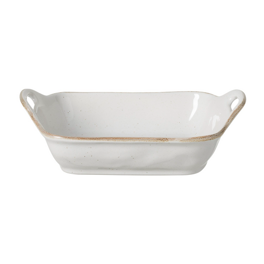 Sardegna White Rectangular Baker 33cm