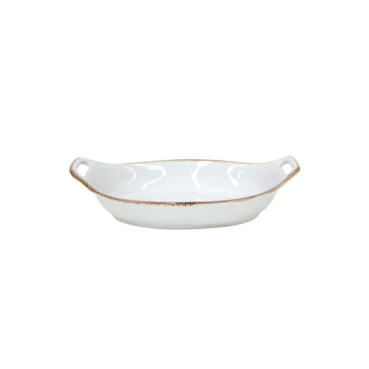 Sardegna White Oval Baker 32cm